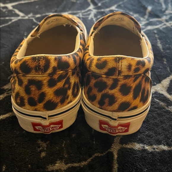 Vans Leopard Print Slip-On Shoes - Picture 2 of 6